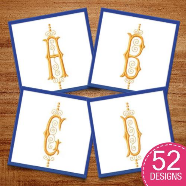 Picture of MONOGRAMS 31 Embroidery Design Pack