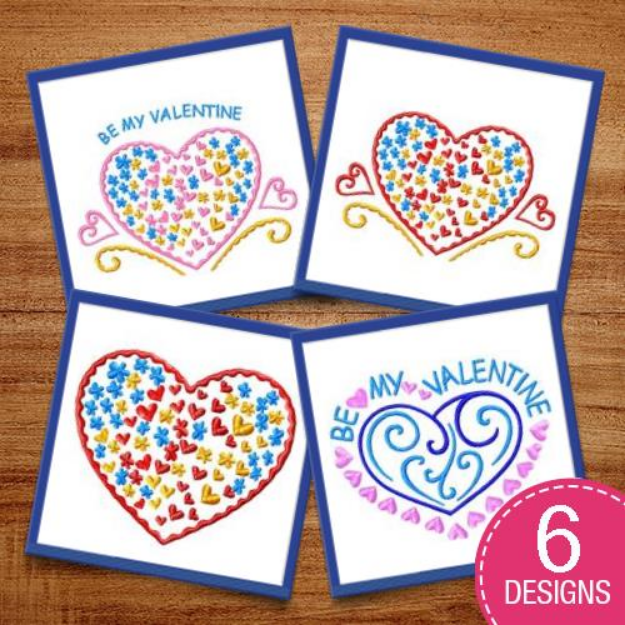 Picture of Valentines Day Embroidery Design Pack