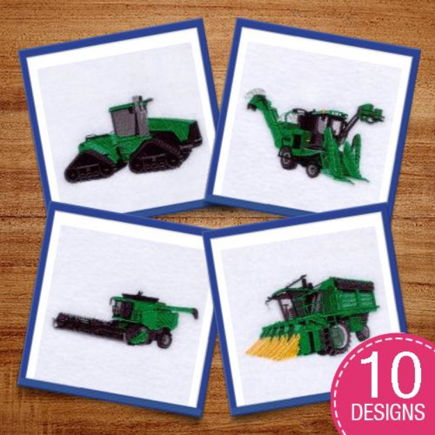 Picture of Farm Machinery #2 Design Pack Embroidery Design Pack
