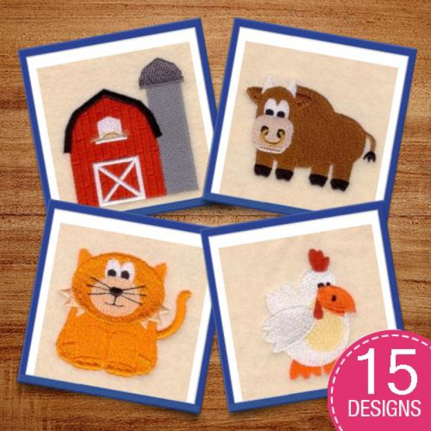 Picture of On The Farm Design Pack Embroidery Design Pack
