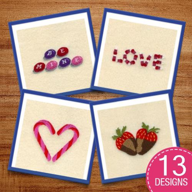 Picture of Valentine Sweets Design Pack Embroidery Design Pack
