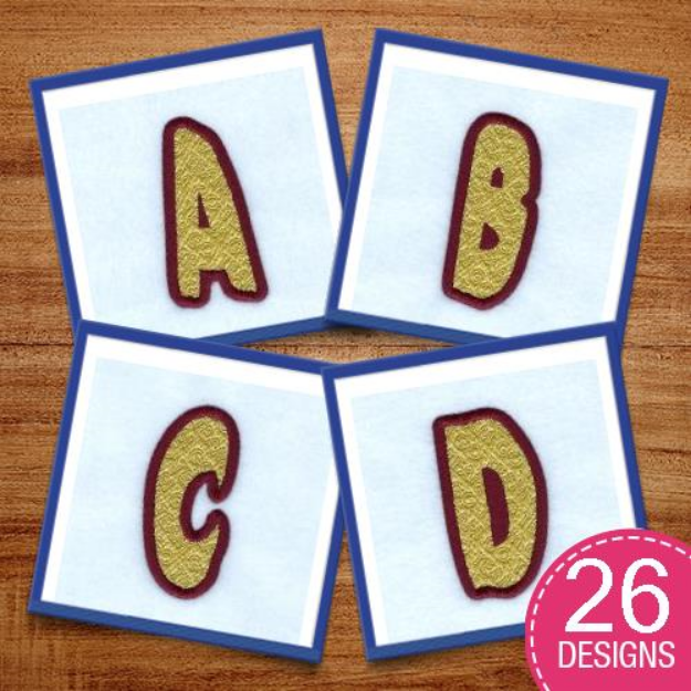 Picture of Spirit Alphabet Design Pack Embroidery Design Pack