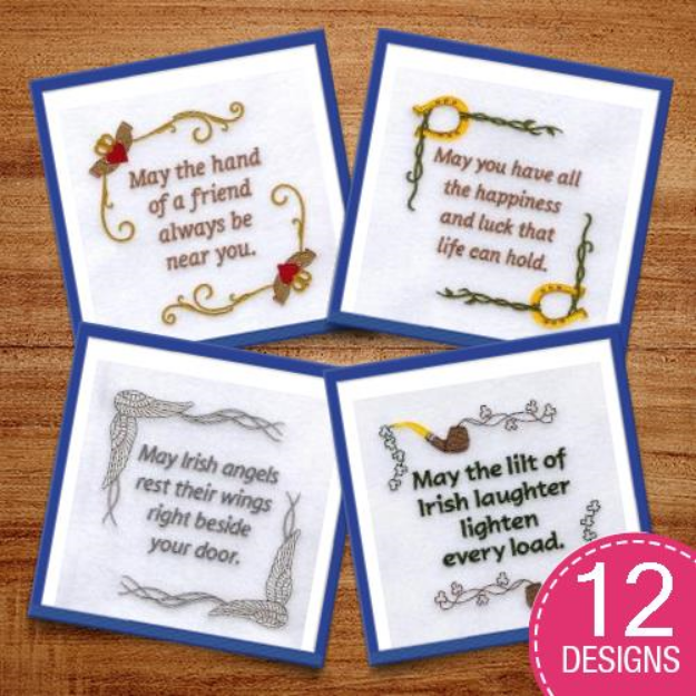 Picture of Irish Blessings Design Pack Embroidery Design Pack