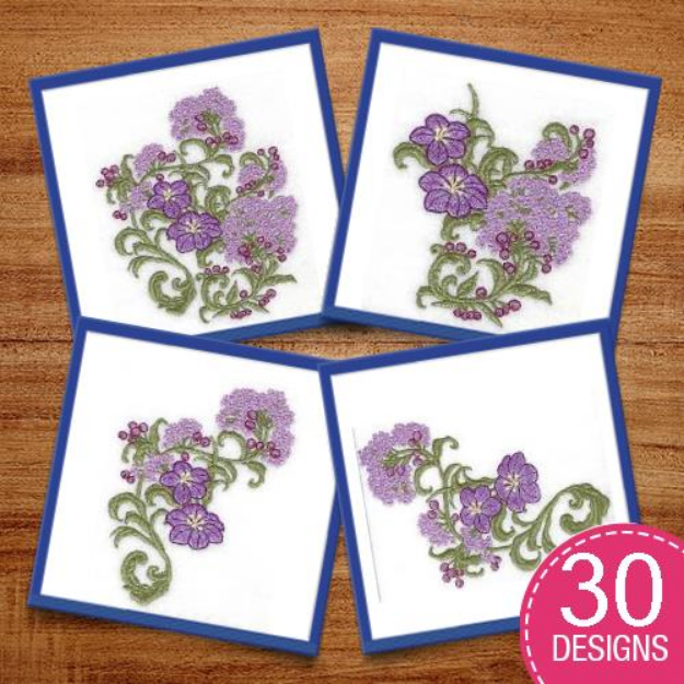 Picture of Garden Glory Spring Blooms Embroidery Design Pack