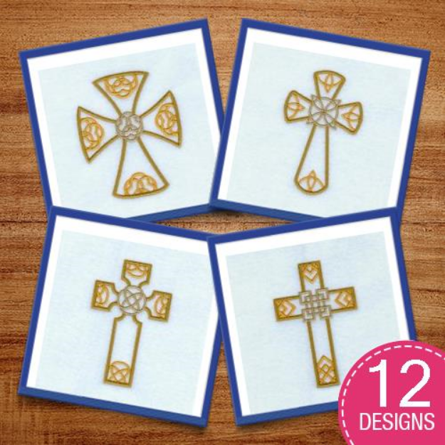 Picture of Celtic Crosses Design Pack Embroidery Design Pack