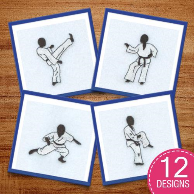 Picture of Martial Arts Embroidery Design Pack