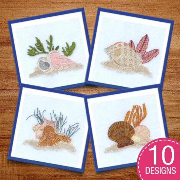 Picture of Underwater Seashells Design Pack Embroidery Design Pack