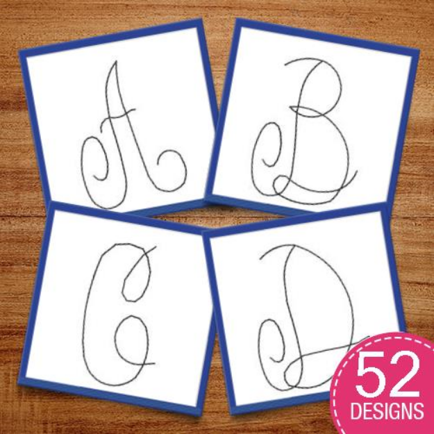 Picture of Craft Letters Embroidery Design Pack