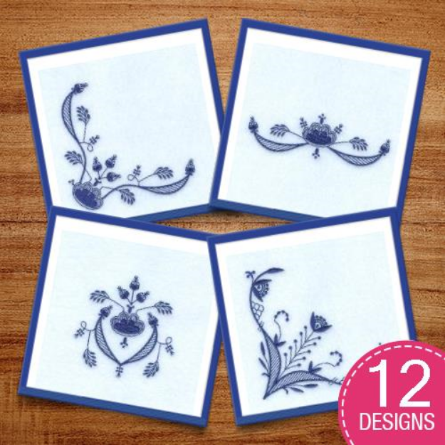 Picture of Floral Décor Embroidery Design Pack
