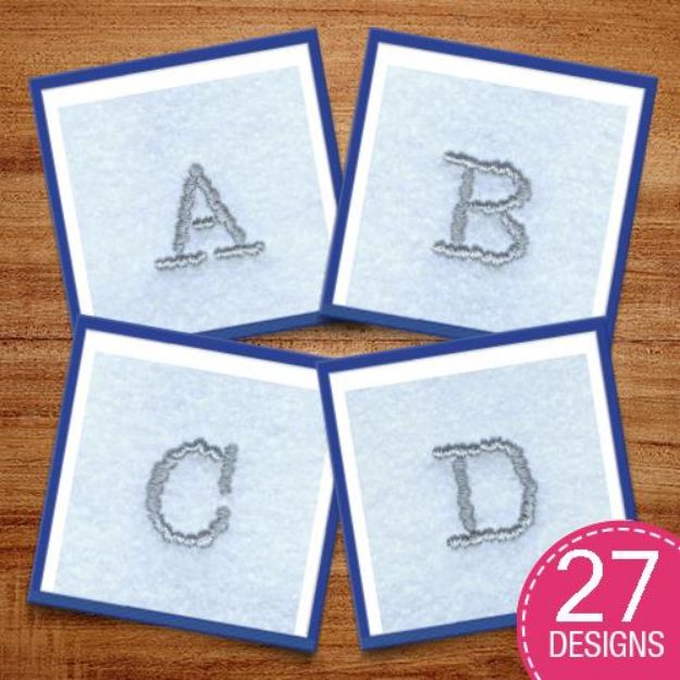 Picture of Plane Alphabet Design Pack Embroidery Design Pack