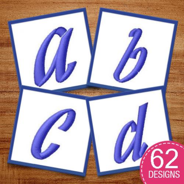 Picture of Ribbon Alphabet Embroidery Design Pack