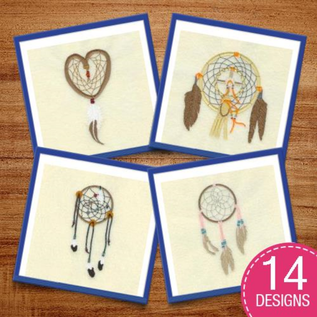 Picture of Dream Catchers Embroidery Design Pack