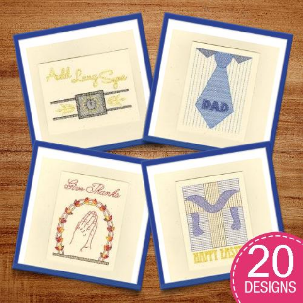 Picture of Holiday Cards Design Pack Embroidery Design Pack
