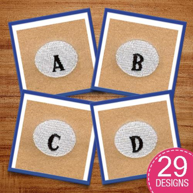 Picture of Snowman Alphabet Embroidery Design Pack