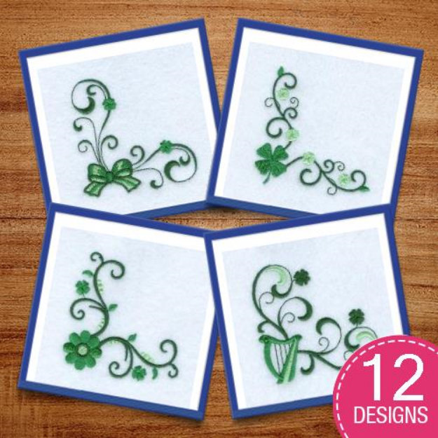Picture of Irish Décor Corners Embroidery Design Pack