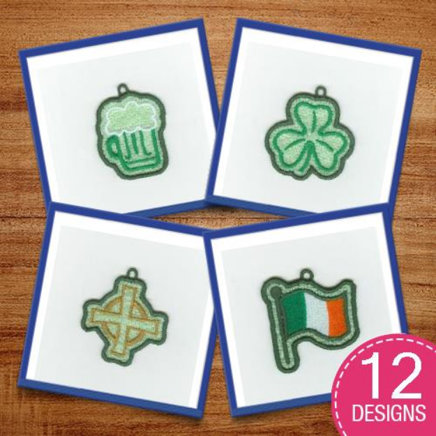 Picture of Lace St. Patty's Charms Embroidery Design Pack