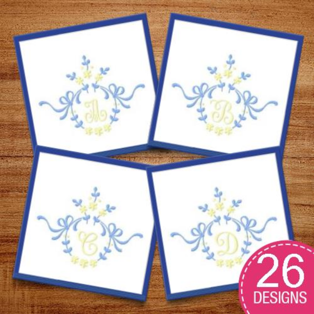 Picture of Monograms 36 Embroidery Design Pack