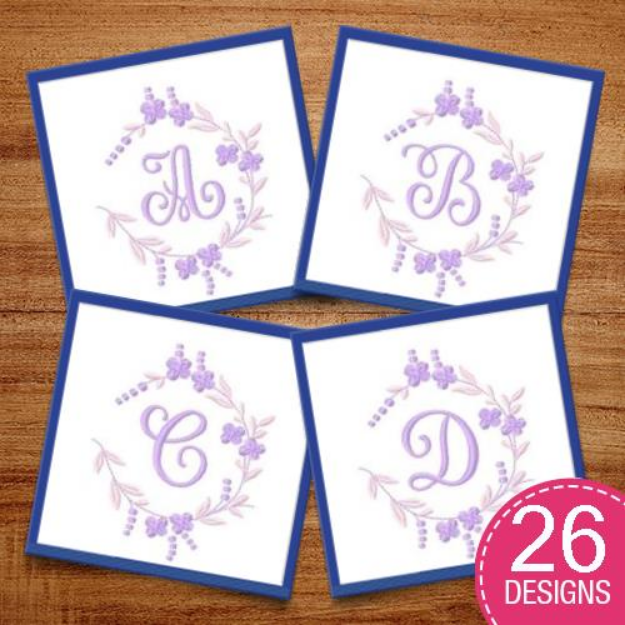 Picture of Monograms 38 Embroidery Design Pack