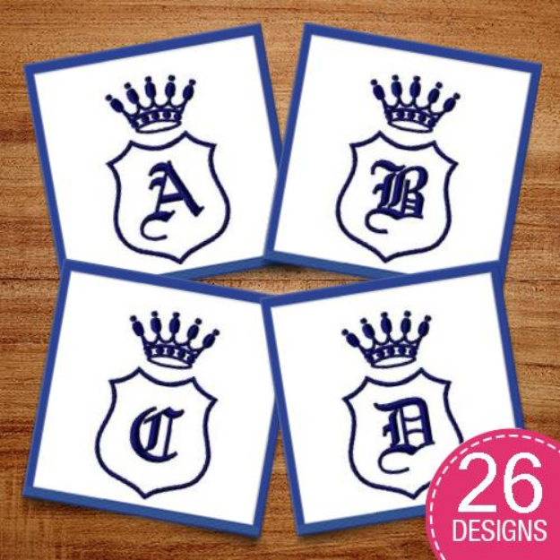 Picture of Monograms 41 Embroidery Design Pack