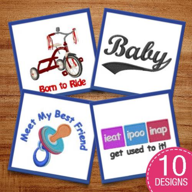 Picture of Baby Life Embroidery Design Pack