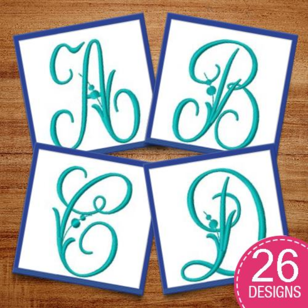 Picture of Monograms 42 Embroidery Design Pack