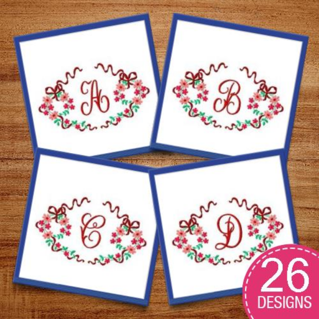 Picture of Monograms 43 Embroidery Design Pack