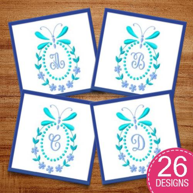 Picture of Monograms 50 Embroidery Design Pack