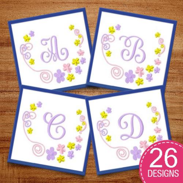 Picture of Monograms 51 Embroidery Design Pack