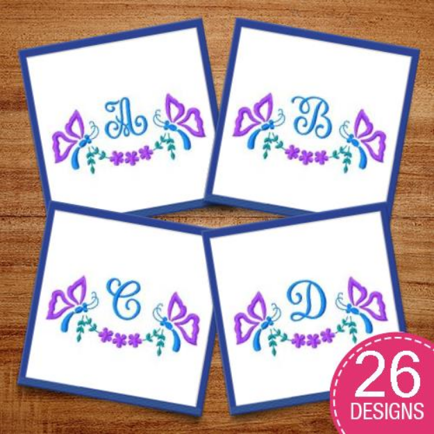 Picture of Monograms 54 Embroidery Design Pack