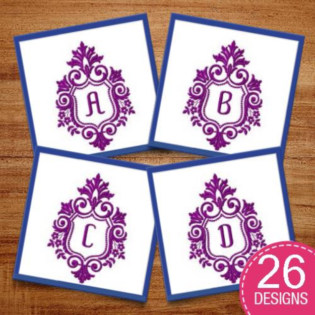 Picture of Monograms 55 Embroidery Design Pack