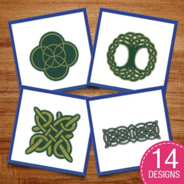 Picture of Celtic Embroidery Design Pack