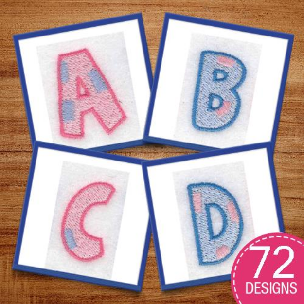 Picture of Welcome Baby Alphabet Embroidery Design Pack