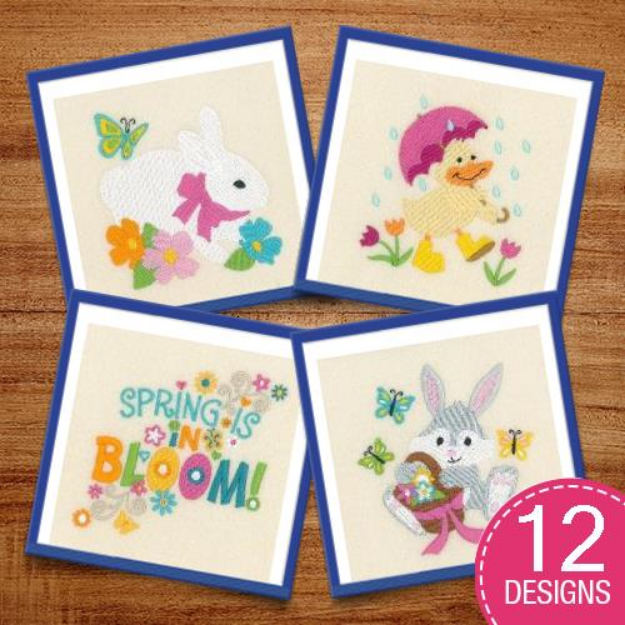 Picture of Welcoming Spring Embroidery Design Pack