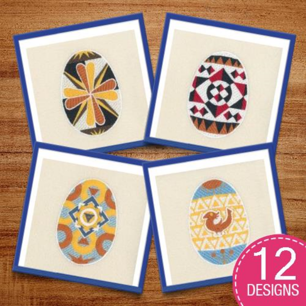 Picture of Ukrainian Eggs Design Pack Embroidery Design Pack