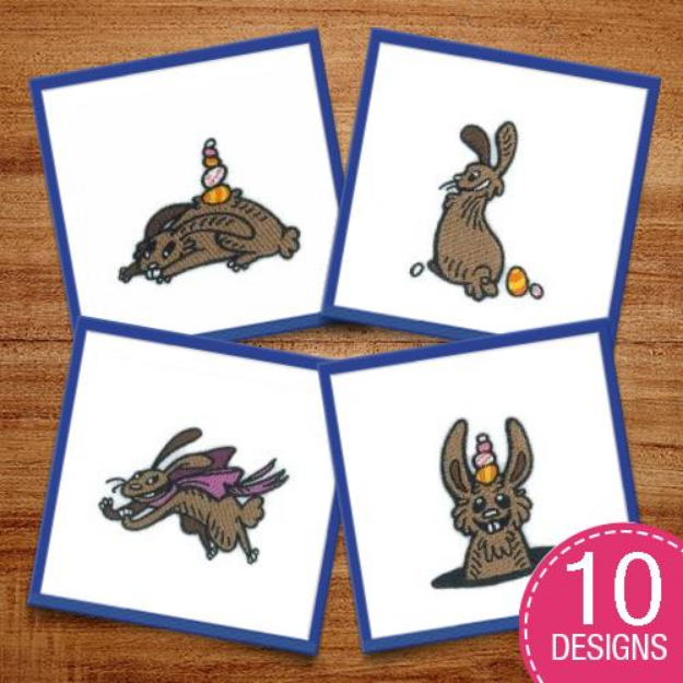 Picture of Bunnies Design Pack Embroidery Design Pack