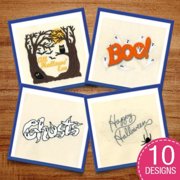 Picture of Halloween Collage Embroidery Design Pack