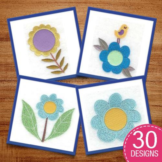 Picture of Spring Morning Applique Embroidery Design Pack