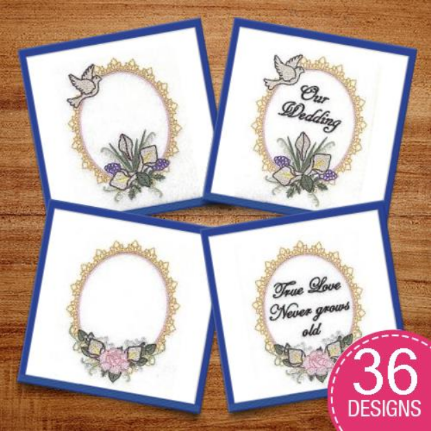Picture of Wedding Day Florals Embroidery Design Pack
