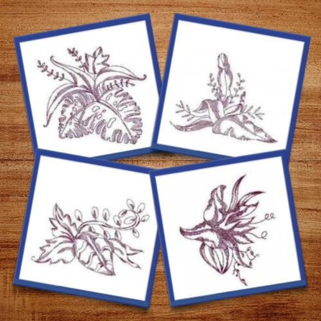 Picture of Floral Fantasy Embroidery Design Pack