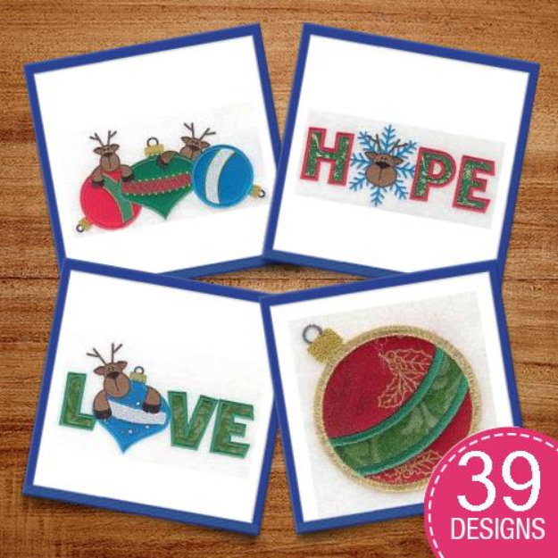 Picture of Reindeer Fun Embroidery Design Pack