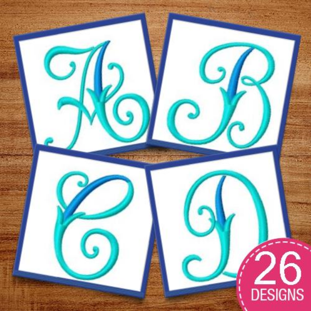 Picture of Monogram 61 Embroidery Design Pack