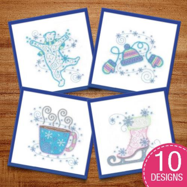 Picture of Whimsical Winter Embroidery Design Pack