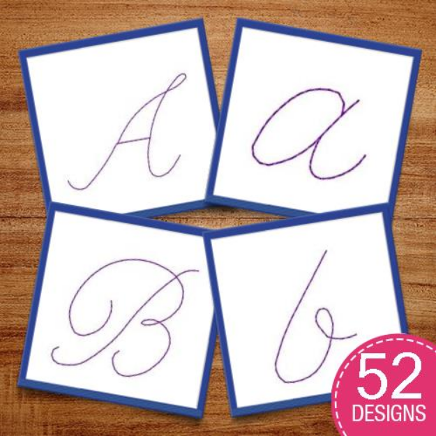 Picture of Nelly Alphabet FONT Embroidery Design Pack