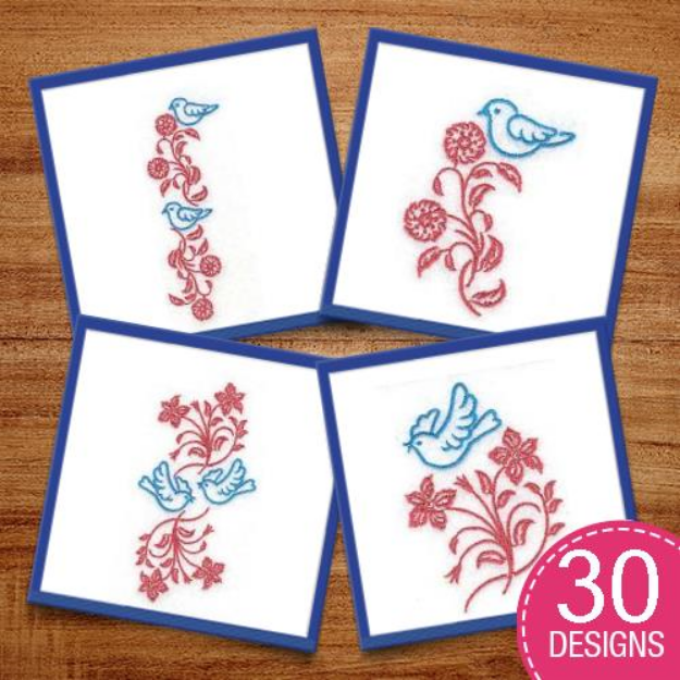 Picture of Pretty Posies Embroidery Design Pack