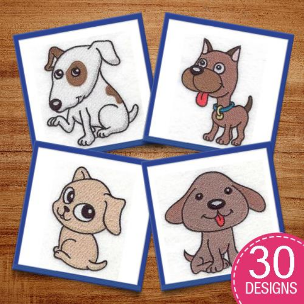 Picture of Devoted Dogs Embroidery Design Pack