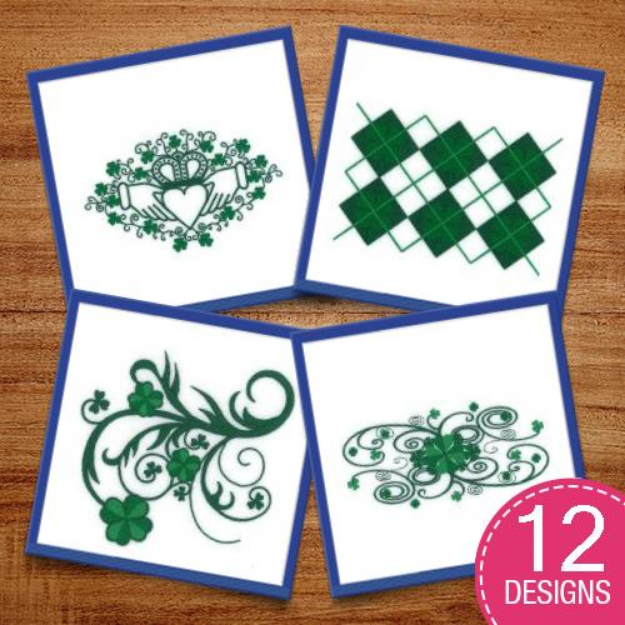 Picture of Full Front Irish Embroidery Design Pack