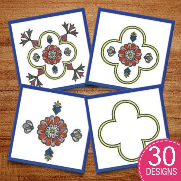Picture of Tudor Touch Embroidery Design Pack