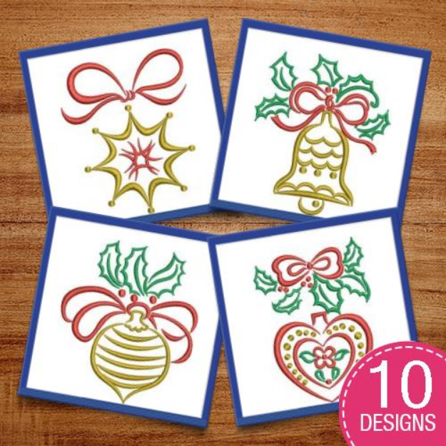 Picture of Ornaments Embroidery Design Pack