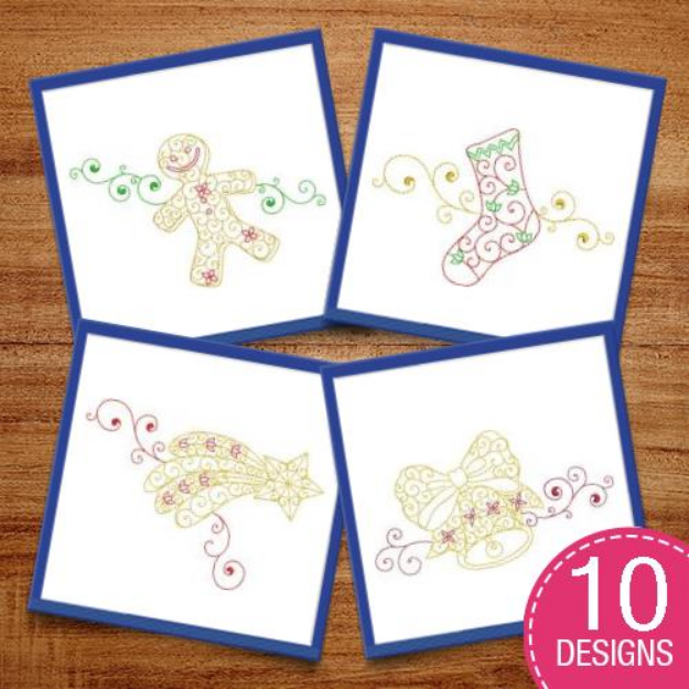 Picture of Christmas Fun Embroidery Design Pack