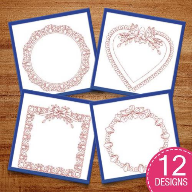 Picture of Fancy Frames Embroidery Design Pack